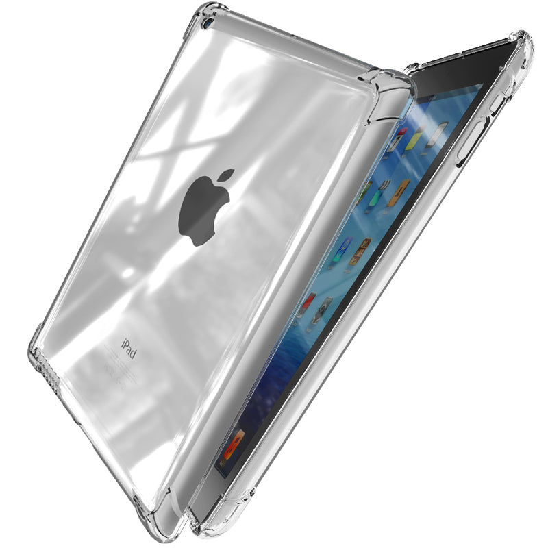 iPad shock absorb clear cover case